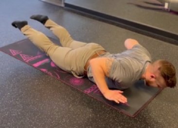 DownDog to Plank to Extension Hold