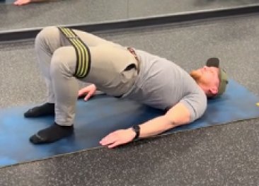 Glute Bridge with Resistance Band